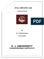 Digital Circuits Lab Manual by KL University Faculty</b>The provided title "TITLE Digital Circuits Lab Manual by KL University Faculty