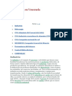 La Industria en Venezuela