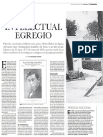 Intelectual Egregio. Pedro Zulen en Variedades.