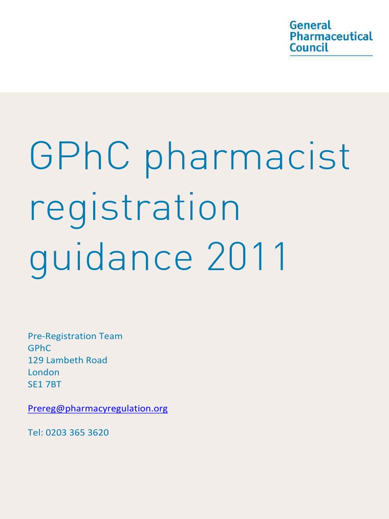 GPhC Pharmacist Registration Guidance | Notary Public | Birth Certificate