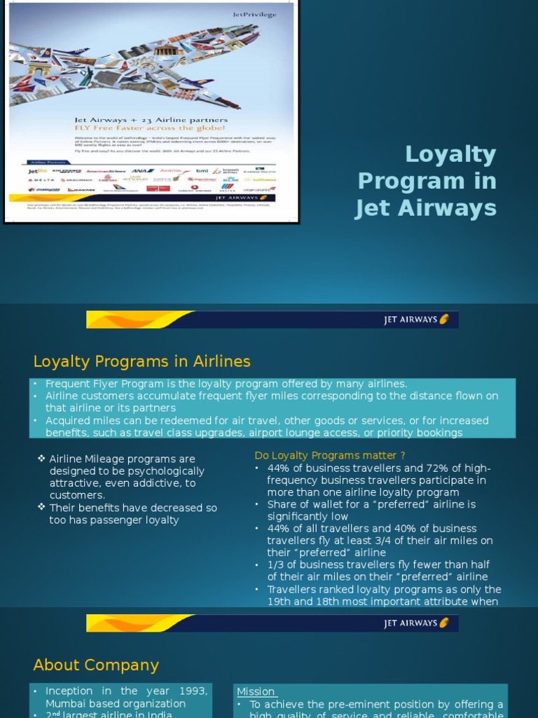 Jet Airways Loyalty Program Overview | PDF | Airport Lounge | Airlines