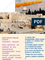 Jerusalém de Ouro Em Hebraico Aperte Mostrar