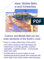 Lithosphere, Mobile Belts, Cratons and Kimberlites 