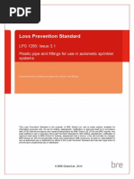 LPCB Sprinkler Plastic Pipe Requirements