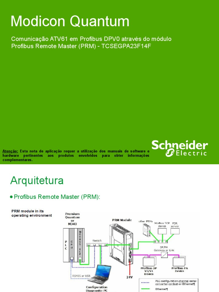 Configuração do Profibus Remote Master | PDF | Entrada/Saída ...