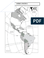 Mapa Mudo Politico America