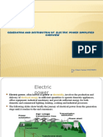 GENERATION AND DISTRIBUTION OF ELECTRIC POWER SIMPLIFIED