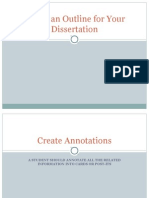 Create Dissertation Outline Guide