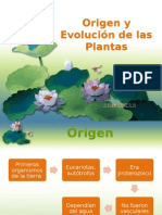 Evolucion y Origen de Las Plantas