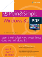 Windows 8.1 Plain & Simple.