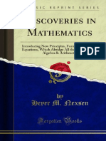 Discoveries in Mathematics