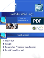 PIF421 04 Prosedur Dan Fungsi