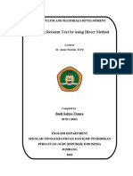 Paper of Curriculum Material Development