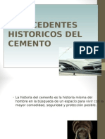 1.0 Historia Del Cemento.