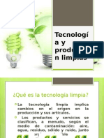 Tecnología y Producción Limpias