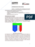 Compresor de dos etapas: análisis de energía