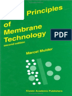 Marcel Mulder Basic Principles of Membrane Technology, 2nd Ed