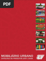 Catálogo mobiliário urbano Goloni
