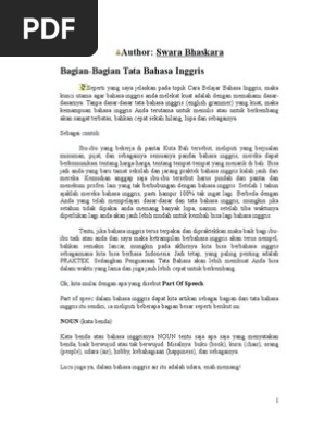 Belajar Bahasa Inggris Pdf