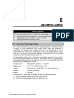Chapter 8 Operating Costing