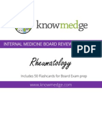 Rheumatology: Internal Medicine Board Review Flashcards