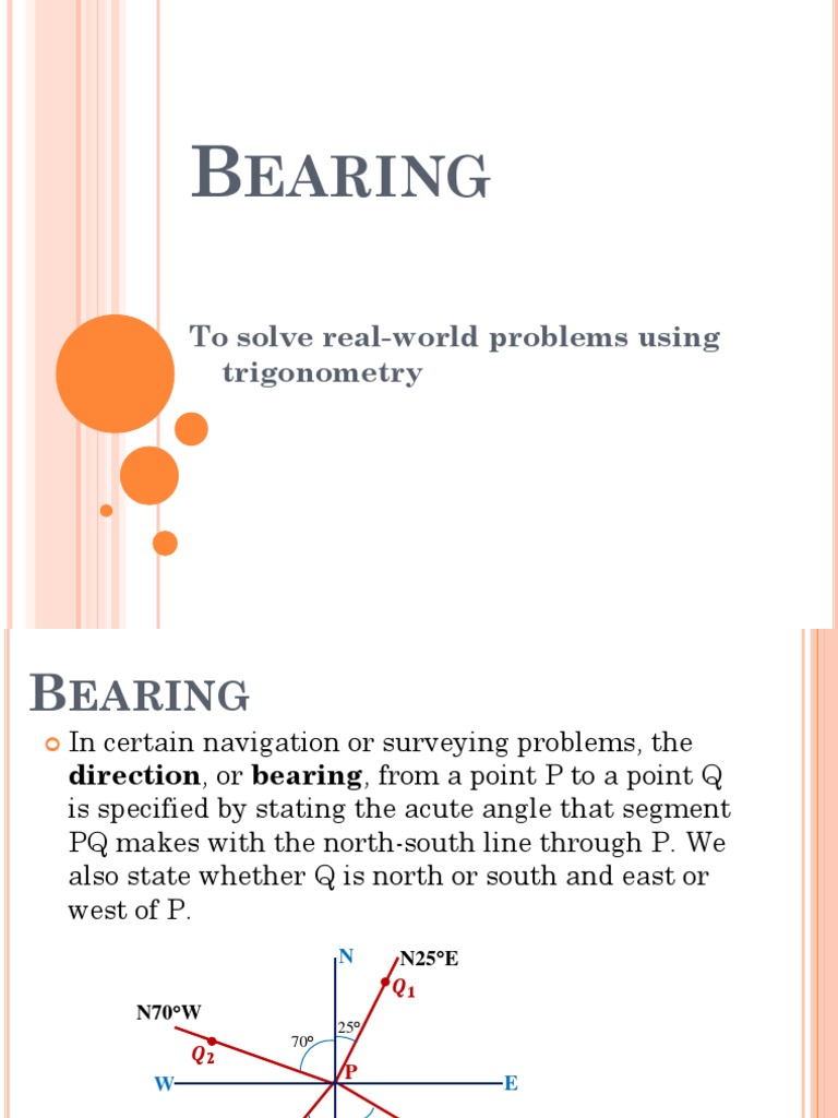 Understanding Bearings in Navigation | PDF