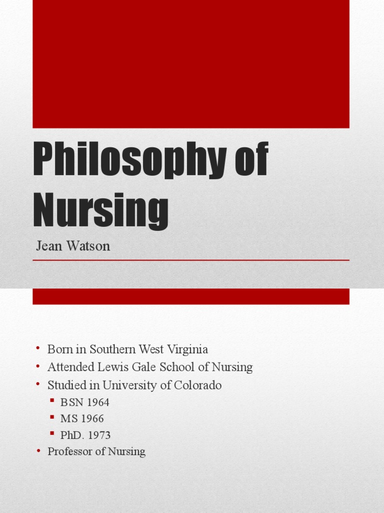 essay on my philosophy of nursing