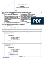 Sample Paper: Set-1 Class: Xii Subject: Computer Science