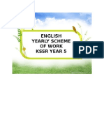 English Yearly Scheme of Work KSSR Year 5