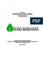 Proposal Permohonan Bibit Cemara - PT. Aquafarm Nusantara