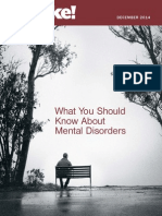 What You Should Know About Mental Disorders