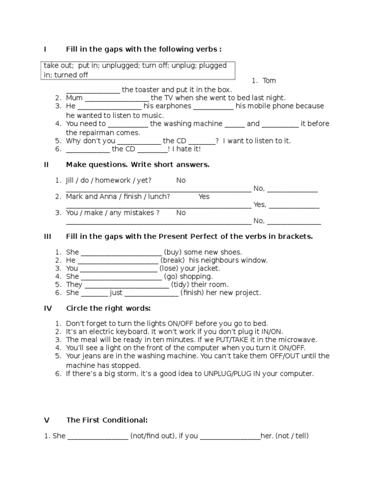 English Grammar Exercises for Beginners | PDF | Career & Growth | Self ...