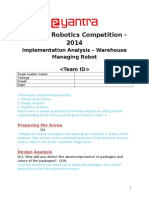 E-Yantra Robotics Competition - 2014: Implementation Analysis - Warehouse Managing Robot