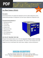 Ice Plant Trainer (TD-03) : Description