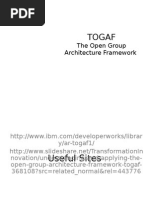 Togaf: The Open Group Architecture Framework