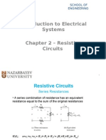 Introduction To Electrical Systems Chapter 2 - Resistive Circuits