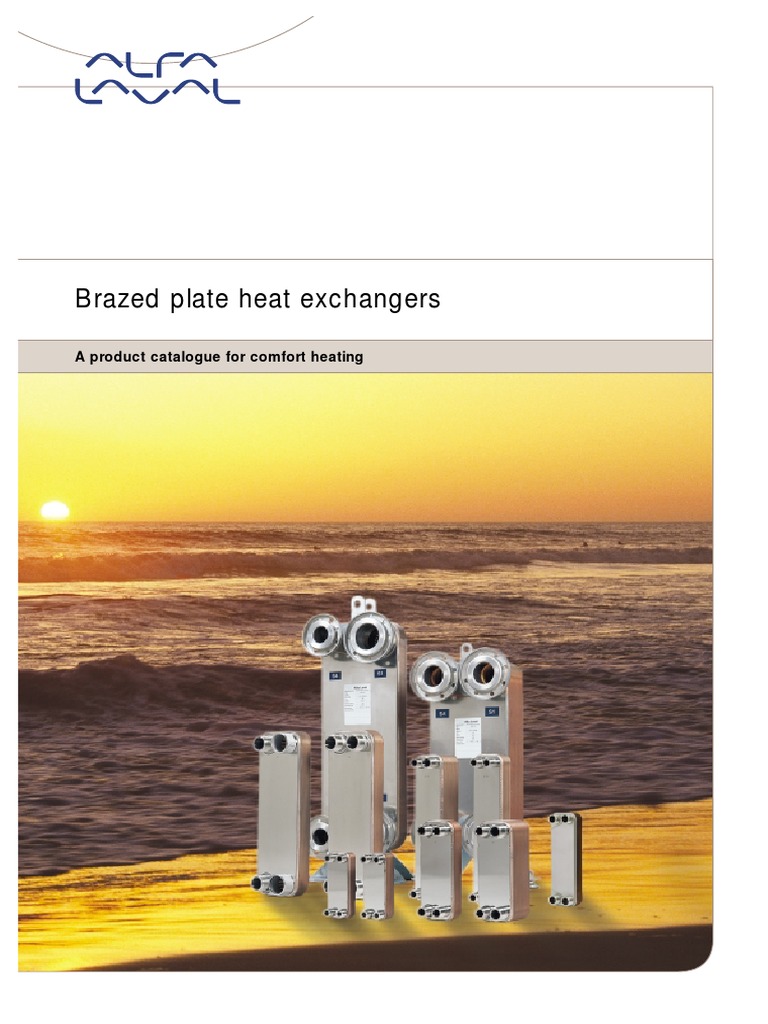 Brazed Plate Heat Exchangers A Product Catalogue For Comfort Heating