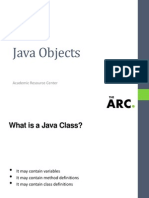 Java Objects: Academic Resource Center