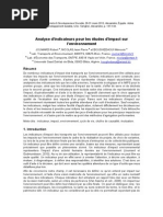 Etude d'impact sur l'environnement d'une décharge controlée