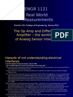 ENGR 1121 Real World Measurements: The Op Amp and Differential Amplifier - The Workhorses of Analog Sensor Interfaces