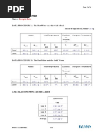 Identifying Unknown Metal via Specific Heat | PDF | Heat | Mole (Unit)