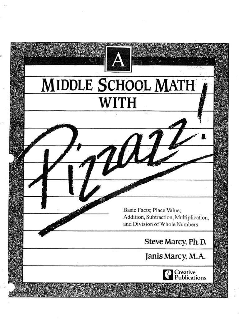 Worksheets Pizzazz Math Worksheets middle school math with pizzazz book a 1540928720v1