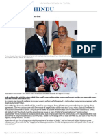 India, Australia Seal Civil Nuclear Deal - The Hindu