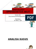 APPENDICITIS AKUT Presentasi Dr. Eddy