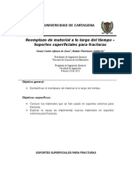 Reemplazo de Material A Lo Largo Del Tiempo - Evolución Del Yeso Ortopédico