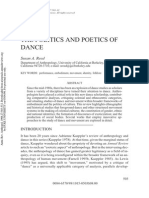 The Politics and Poetics of Dance