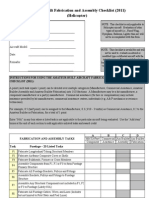 Amateur-Built Fabrication and Assembly Checklist (2011) (Helicopter)