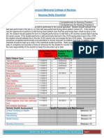 Skills Checklist Medlin