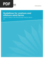 Guidelines for Onshore and Offshore Wind Farms