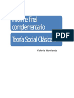 Informe Final Teoría Social Clásica II